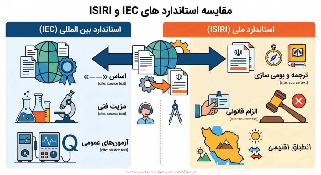 استاندارد IEC کابل